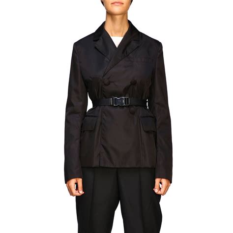 padded prada jacket|Prada women's double breasted jackets.